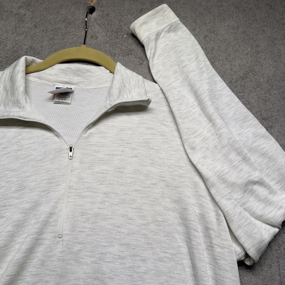 Patagonia Capilene Quarter Zip Base Layer Pullover White Men's Medium